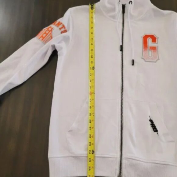 NWT Pro Standard MLB San Francisco Giant Men's Zip Up Hoodie White Official - Picture 7 of 16